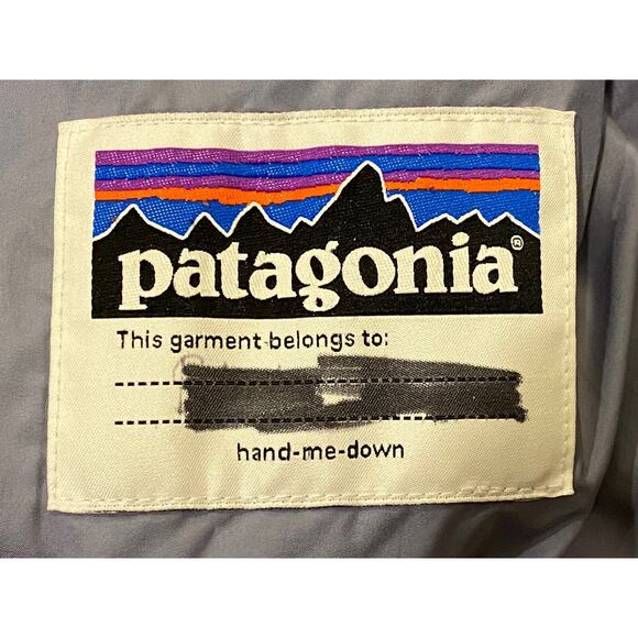 Patagonia Jacket Kids Medium 10 Nano Puff Diamond Quilted Winter Ski Warm Coat - Picture 4 of 6